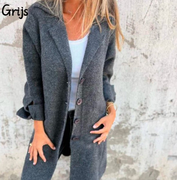 【✨2024 Nuovi prodotti】🧥Giacca morbida reversibile da donna di media lunghezza