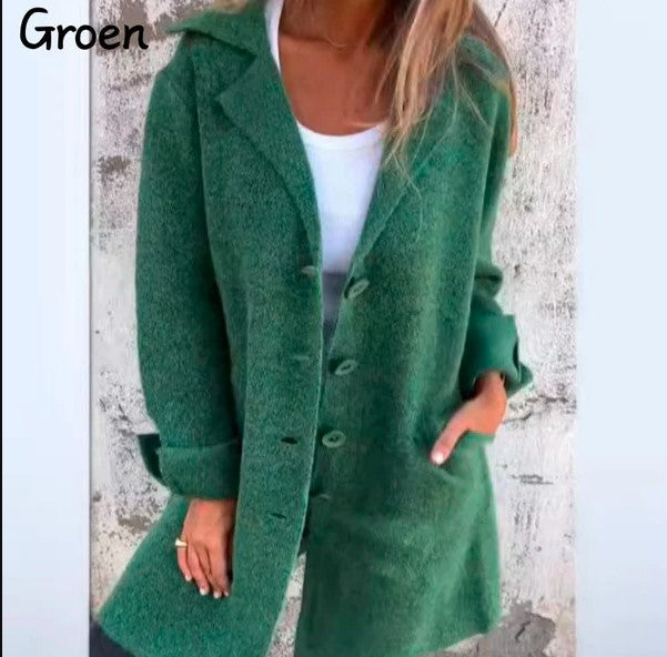 【✨2024 Nuovi prodotti】🧥Giacca morbida reversibile da donna di media lunghezza