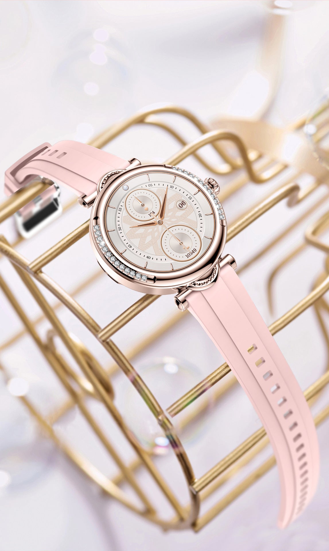 FIVYGOODS Belle et élégante montre connectée multifonctionnelle