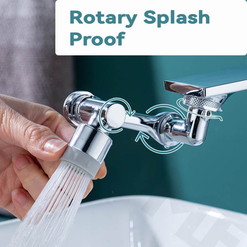 Robinet anti-éclaboussures rotatif