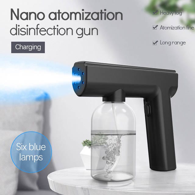 Pulvérisateur électrique portable ULV avec pistolet nettoyeur vapeur à lumière bleue