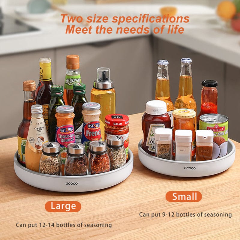 Rotating Spice Storage Rack Seasoning Organizer