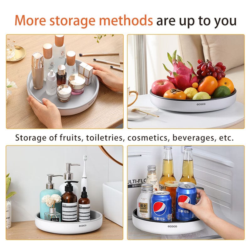 Rotating Spice Storage Rack Seasoning Organizer