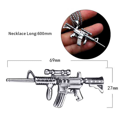 Gun Necklace