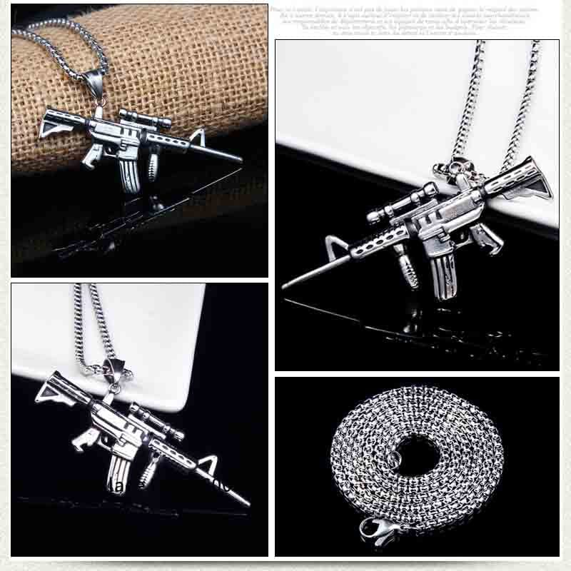 Gun Necklace