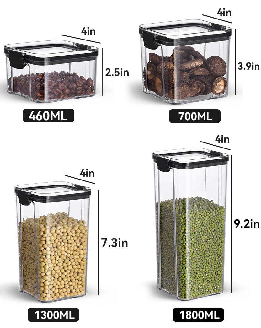 Conteneurs de stockage des aliments 2 pièces