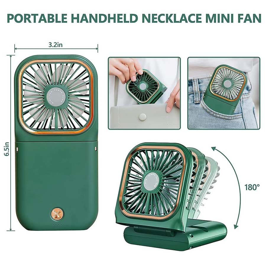 Ventilateur de cou pliable et réglable