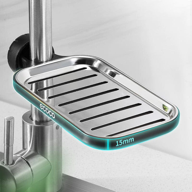 Support de rangement pour robinet et porte-éponge