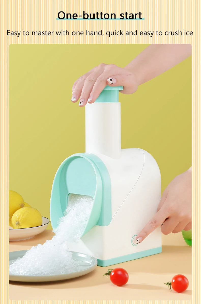 Household Electric Ice Crusher Shaved Ice Machine