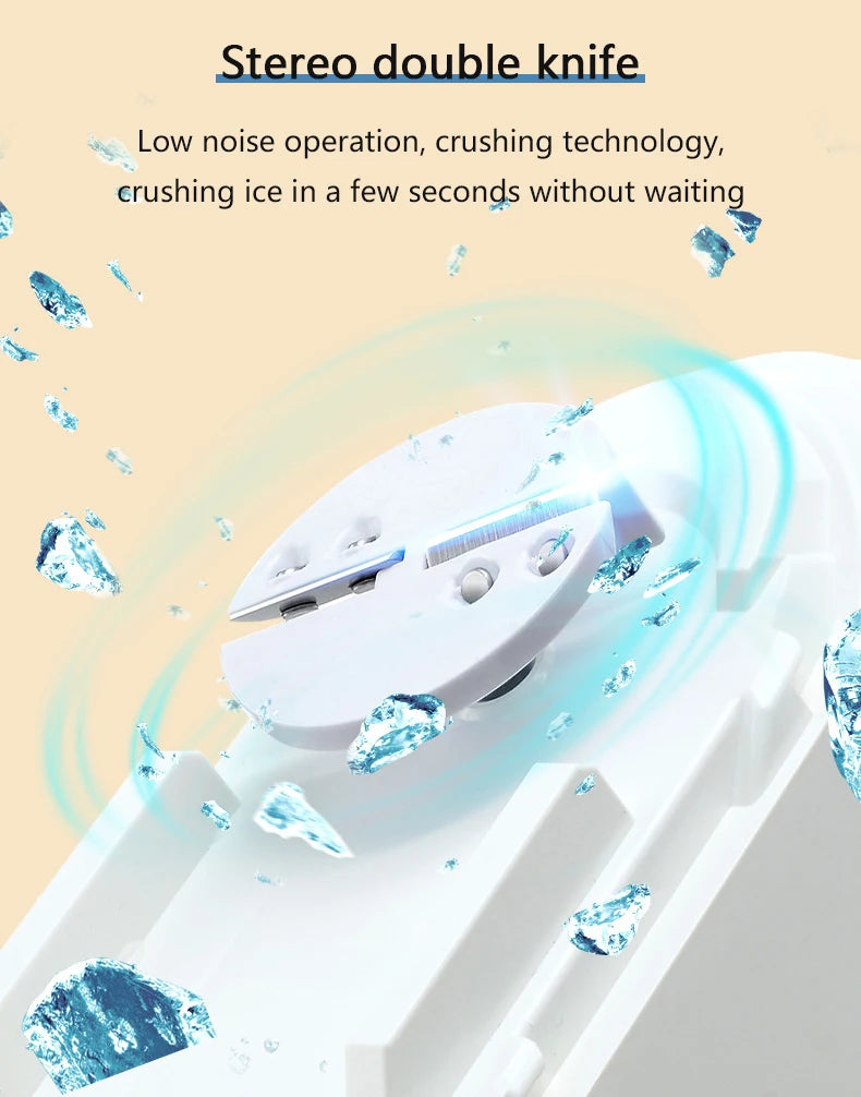 Household Electric Ice Crusher Shaved Ice Machine