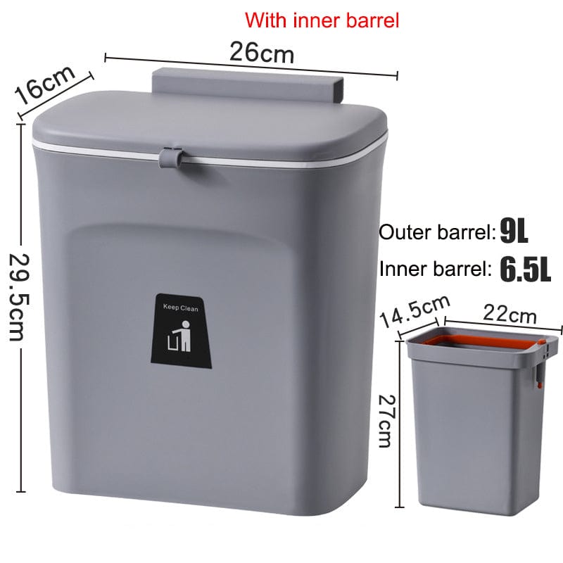 Hanging Trash Can For Kitchen Sink