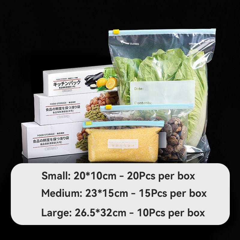 Sac de rangement avec fermeture hermétique pour 3 boîtes