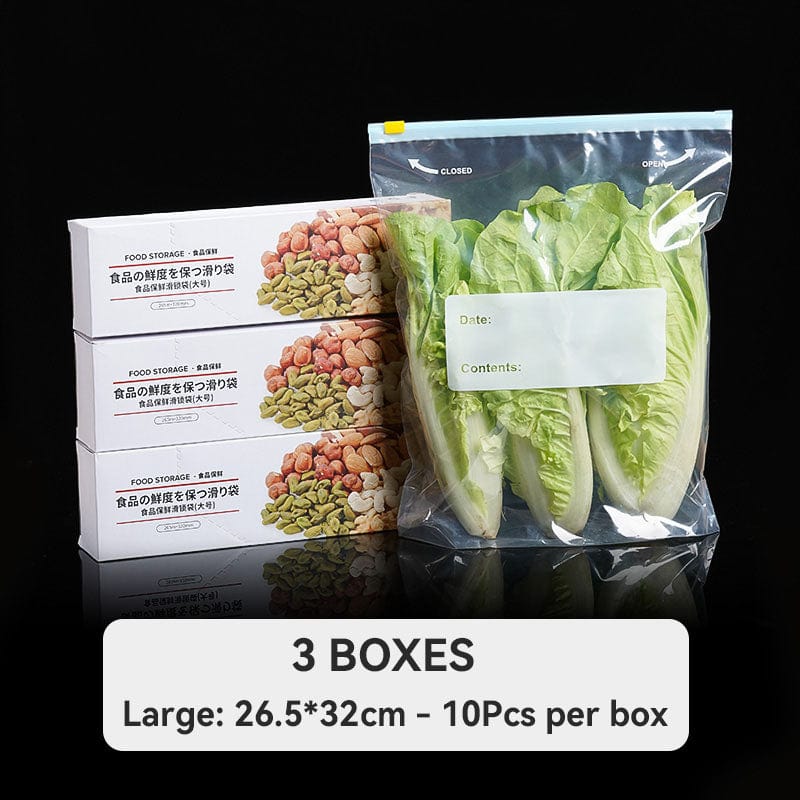 Sac de rangement avec fermeture hermétique pour 3 boîtes