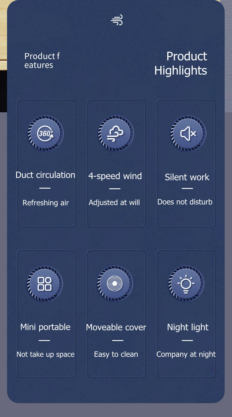 Humidification Misting Fan