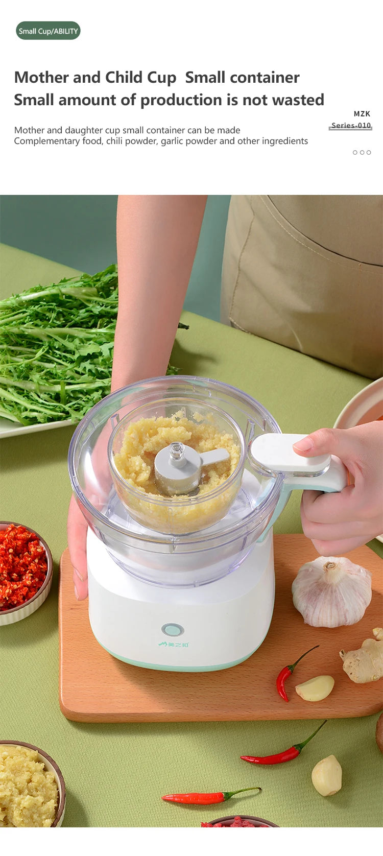 USB Charging Electric Meat Grinder