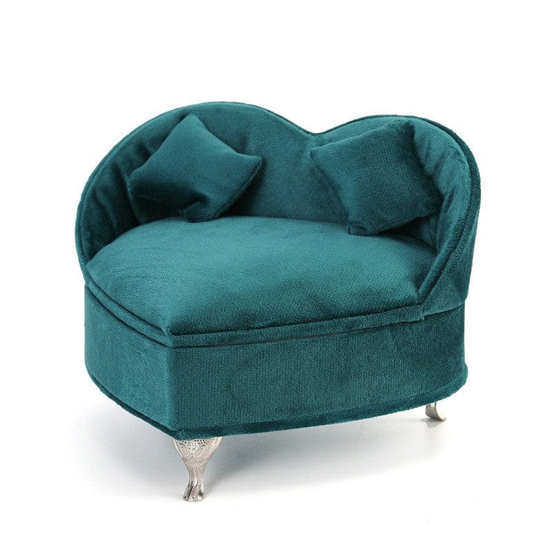 Jewelry Couch Storage Box Green