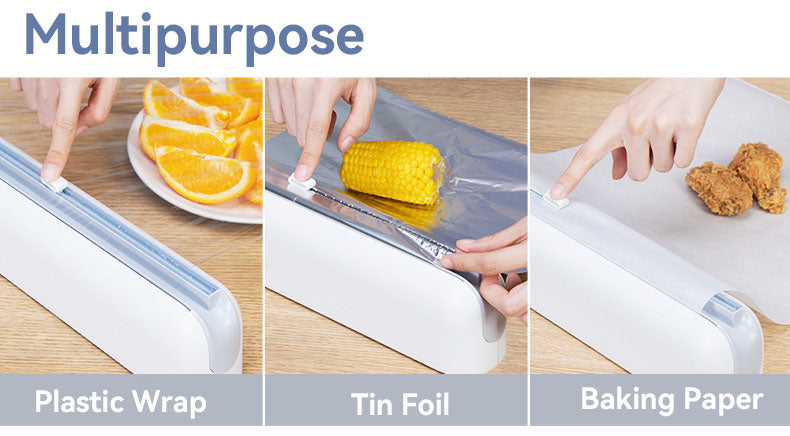 Plastic Wrap Dispenser with Cutter