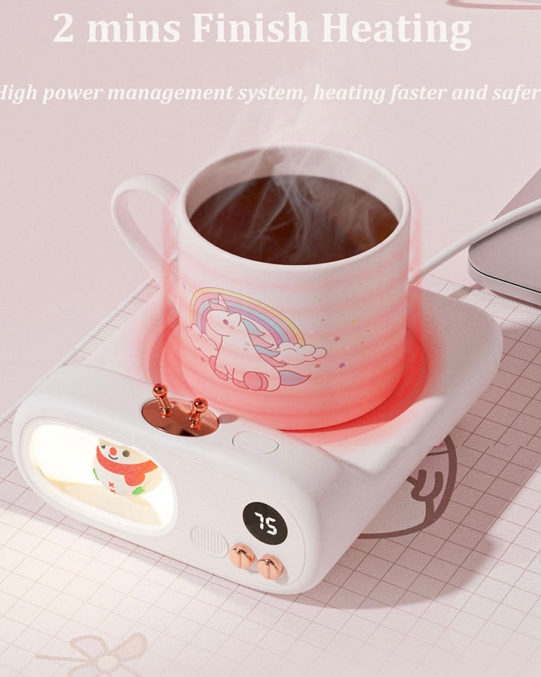 Chauffe-tasses thermostatique à chauffage rapide