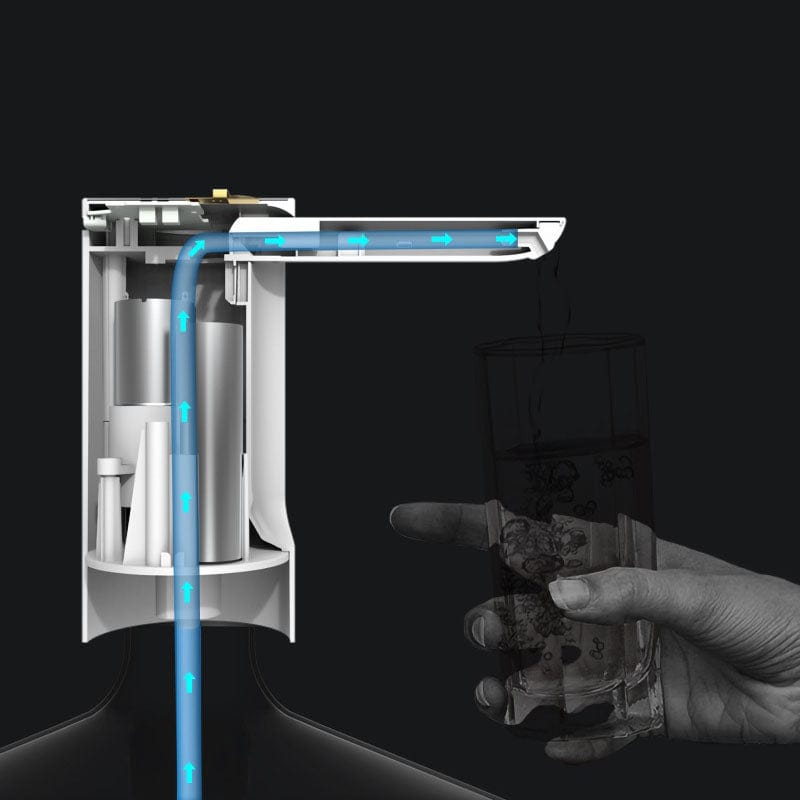 Distributeur d'eau pliable, pompe à bouteille d'eau, ajustement universel