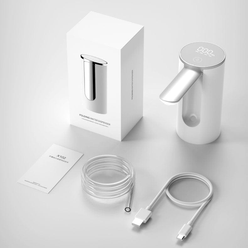 Distributeur d'eau pliable, pompe à bouteille d'eau, ajustement universel