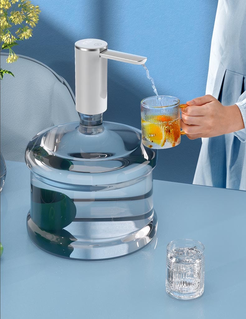 Distributeur d'eau pliable, pompe à bouteille d'eau, ajustement universel