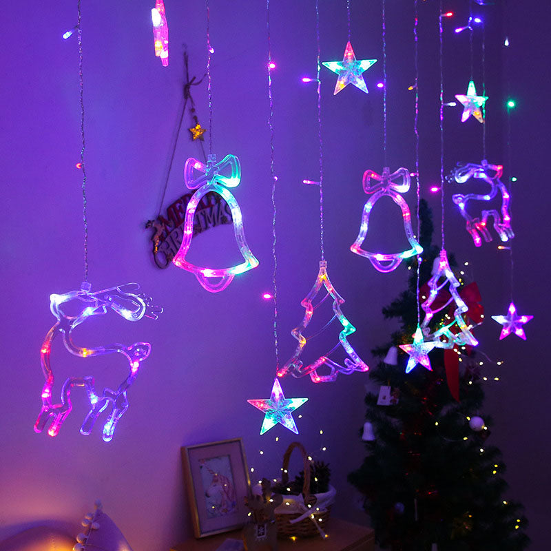 LED Moon Lamp Fairy Curtain String Lights