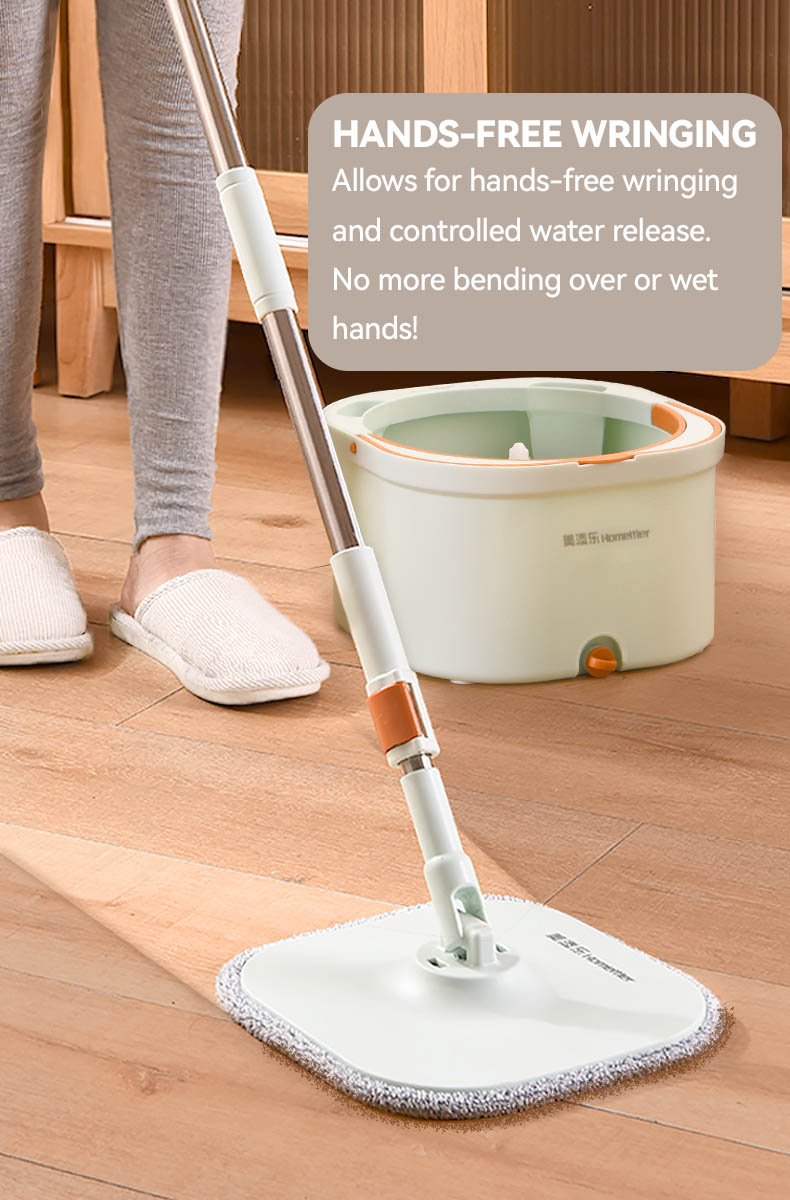Hand-Free Cleaning and Decontamination Separation Mop