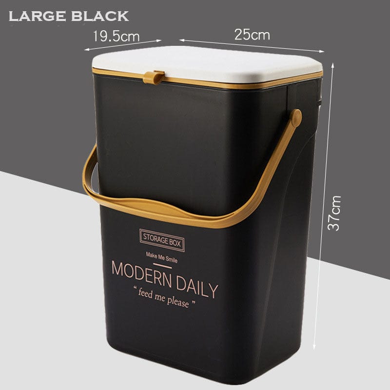 wall mounted trash can