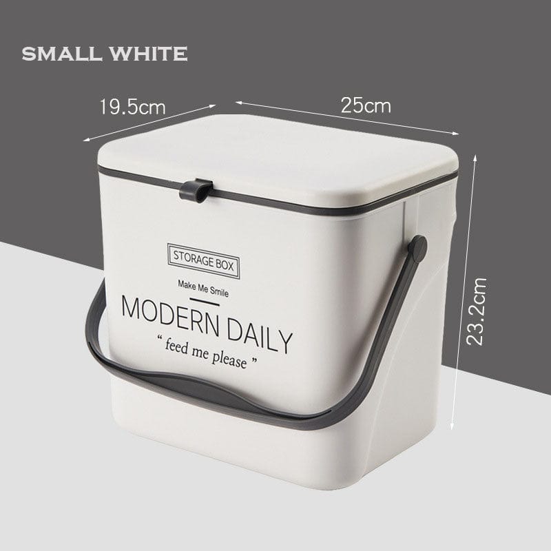 wall mounted trash can