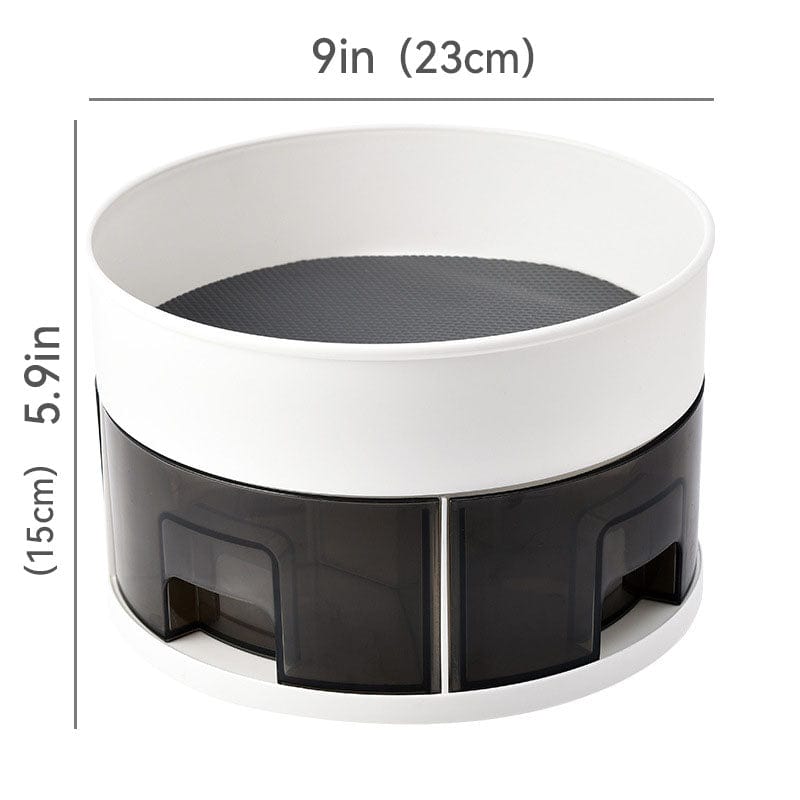 Support de rangement rotatif pour assaisonnements