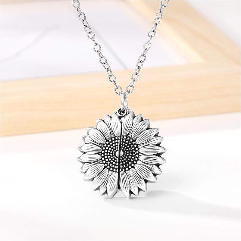 Sunflower Pendant Necklace