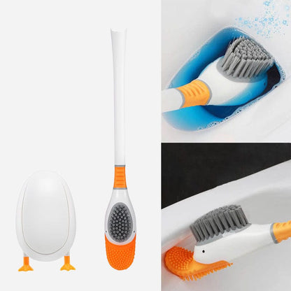 Brosse WC murale en forme de canard plongeur