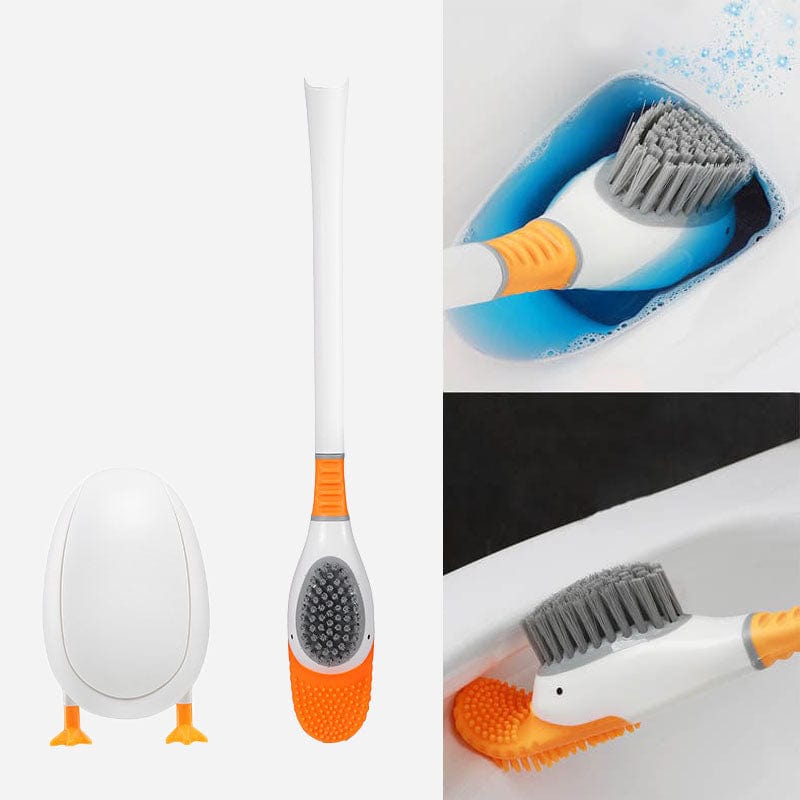 Brosse WC murale en forme de canard plongeur