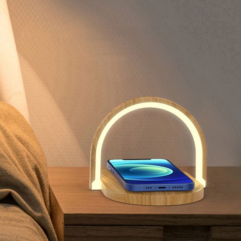 Wireless Charging Touch Bedside Lamp