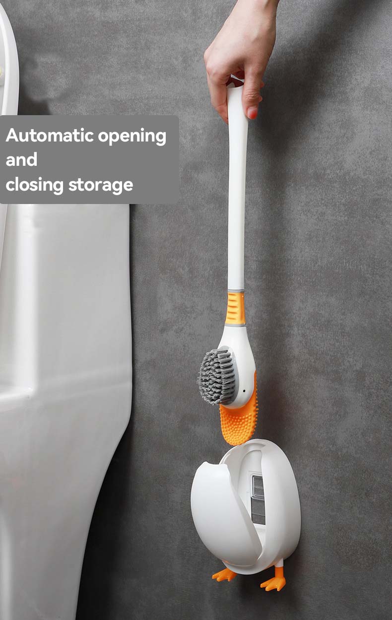 Brosse WC murale en forme de canard plongeur