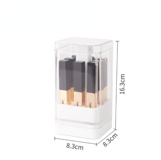 Boîte de rangement pour rouge à lèvres à pousser et à soulever