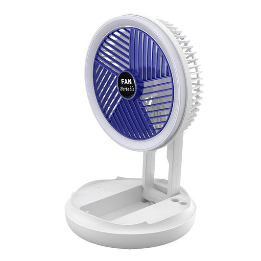 Ventilateur mural pliable avec lampe LED