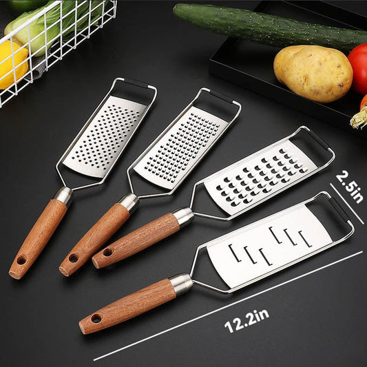 Multi-purpose Kitchen Food Slicer Cheese Grater 4-Piece