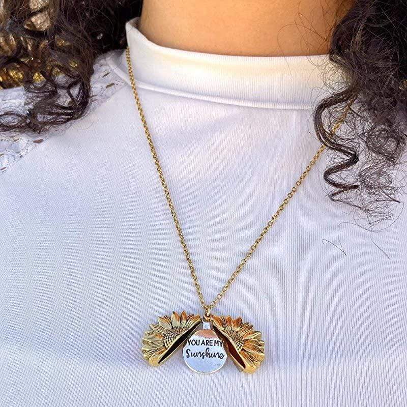 Sunflower Pendant Necklace