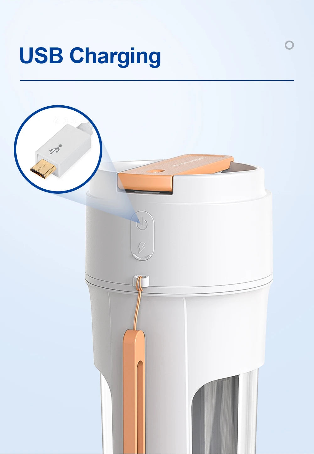 Portable Electric Juicer Blender 8 Blades