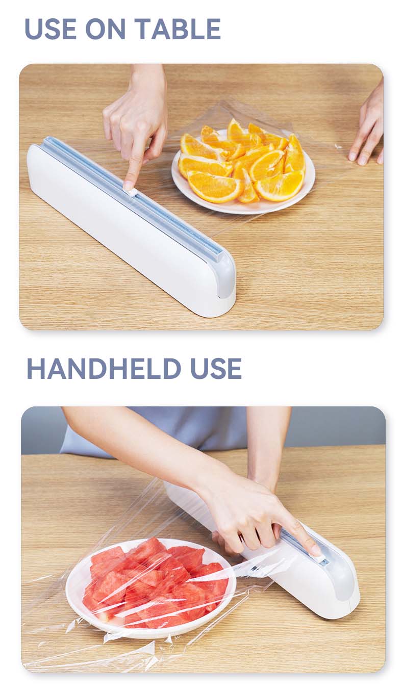 Plastic Wrap Dispenser with Cutter