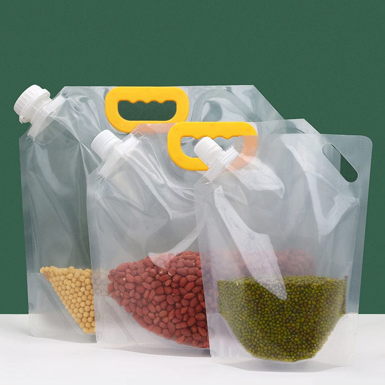 Sacs de conservation réutilisables pour aliments, sacs à céréales, 10 pièces