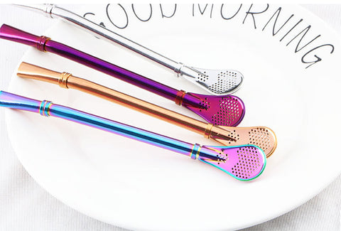 Reusable Straws Spoon 7Pcs