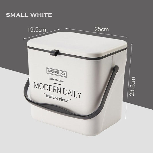 wall mounted trash can