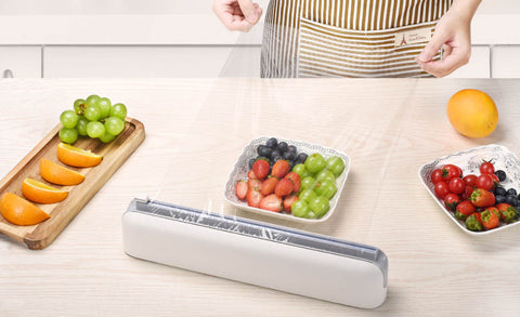 Plastic Wrap Dispenser with Cutter