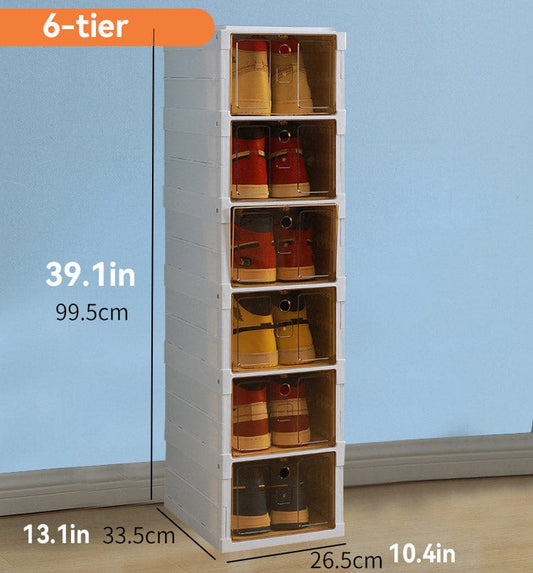 Étagère à chaussures pliable