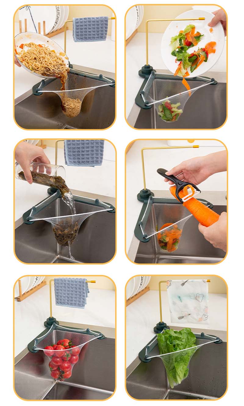 Kitchen Drain Rack Anti-blocking Net