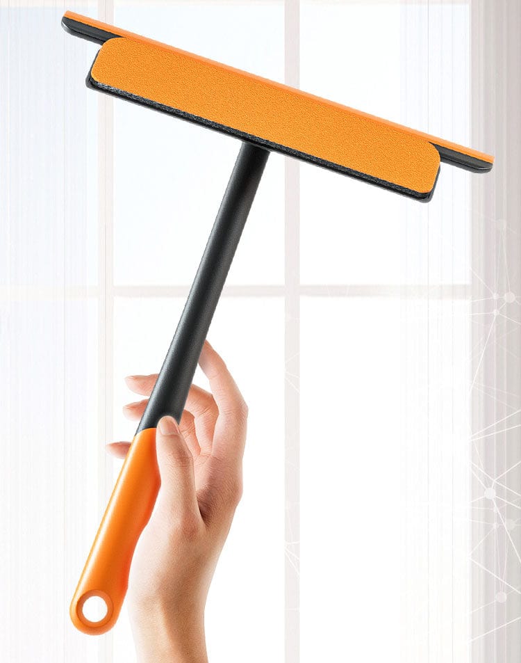 Nettoyant pour vitres avec grattoir et essuie-glace